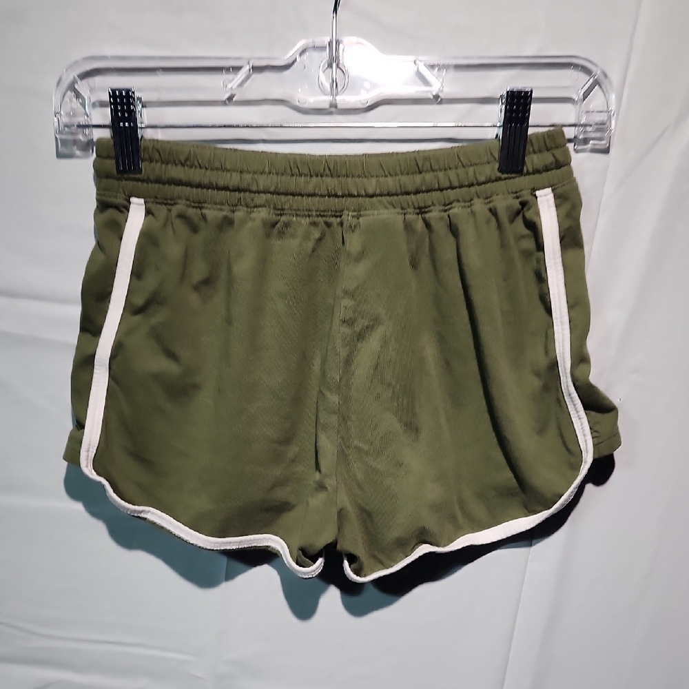 Aeropostale Women’s Tomyboy Retro Olive Green Lounge Shorts with Contrast Trim - Picture 5 of 5